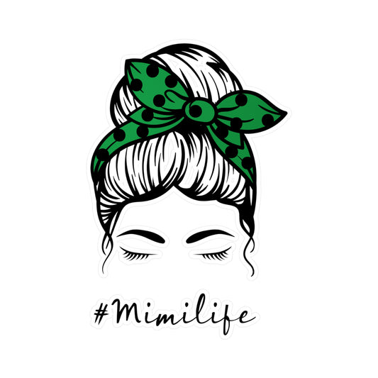 #MimiLife Messy Bun Kiss-Cut Vinyl Decals