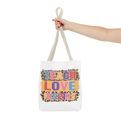 Teach Love Inspire - 3rd Grade Teacher Tote Bag (AOP)