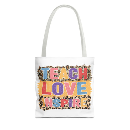 Teach Love Inspire - 5th Grade Teacher Tote Bag (AOP)