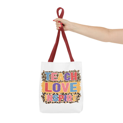 Teach Love Inspire - 3rd Grade Teacher Tote Bag (AOP)