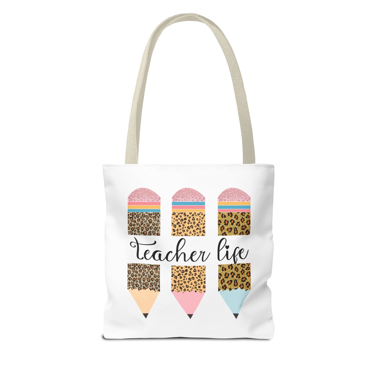 Teacher Love Inspire - Teacher Life Tote Bag (AOP)