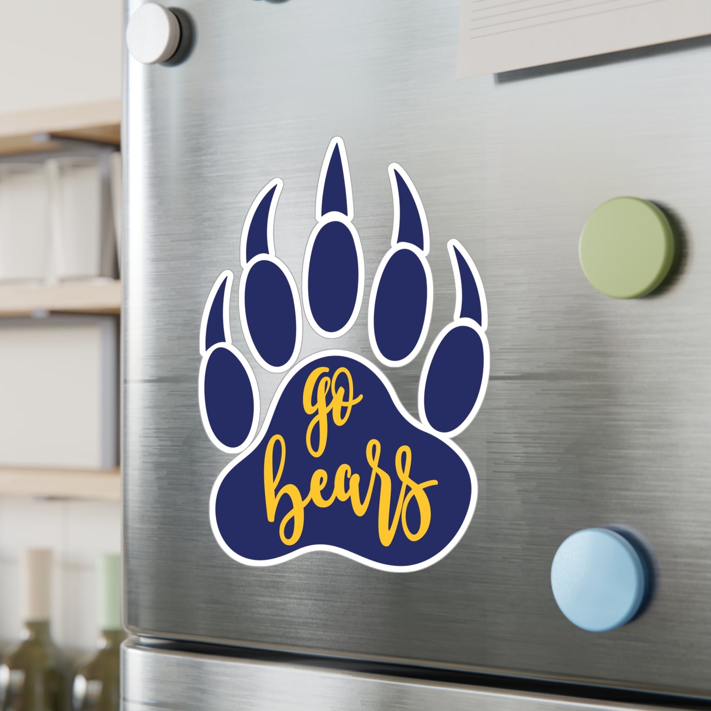 Gause Bears - Go Bears Bear Paw Kiss-Cut Vinyl Decals