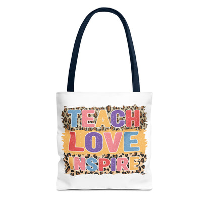 Teach Love Inspire - 1st Grade Teacher Tote Bag (AOP)