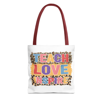 Teach Love Inspire - 1st Grade Teacher Tote Bag (AOP)