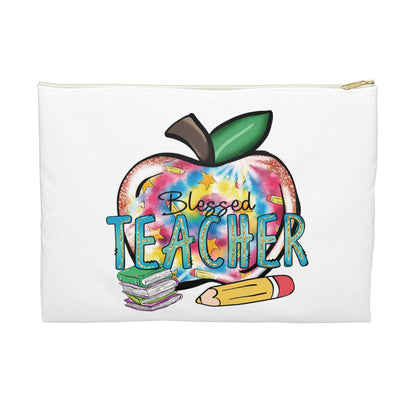 Blessed Teacher - Busy Doing Cool Teacher Stuff - Teacher Accessory Pouch