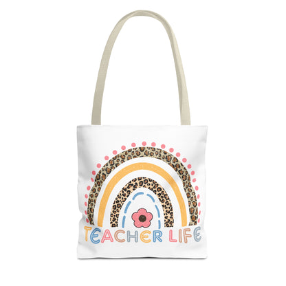 Teach Love Inspire - Teacher Life Tote Bag (AOP)