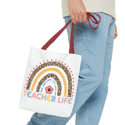 Teach Love Inspire - Teacher Life Tote Bag (AOP)