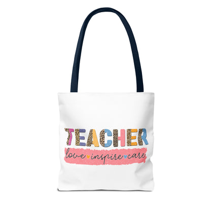 It's a Good Day to Teach Tiny Humans - Teacher Love Inspire Care Tote Bag (AOP)