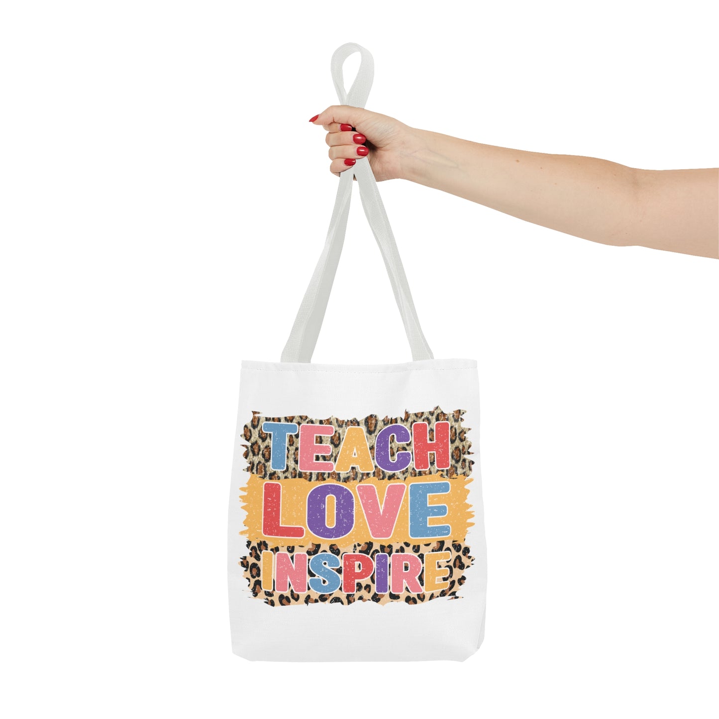 Teach Love Inspire - 3rd Grade Teacher Tote Bag (AOP)