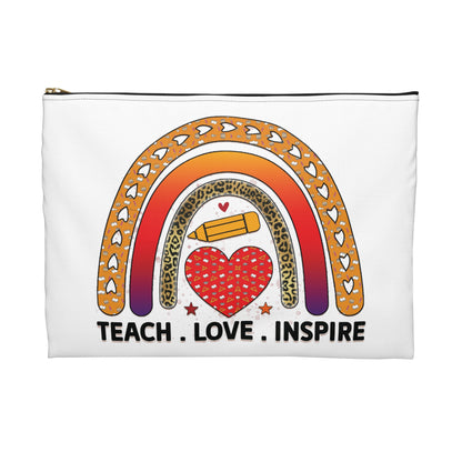 Battery Life of a Teacher - Teach Love Inspire - Teacher Accessory Pouch