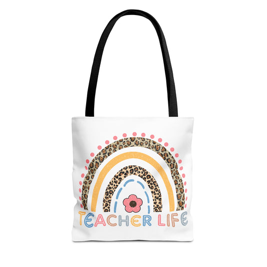 Teach Love Inspire - Teacher Life Tote Bag (AOP)