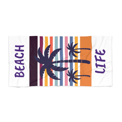 Beach Life Sunset Beach Towel