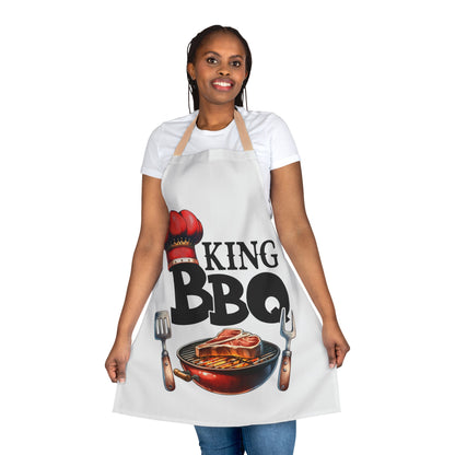 King BBQ Apron, 5-Color Straps (AOP)