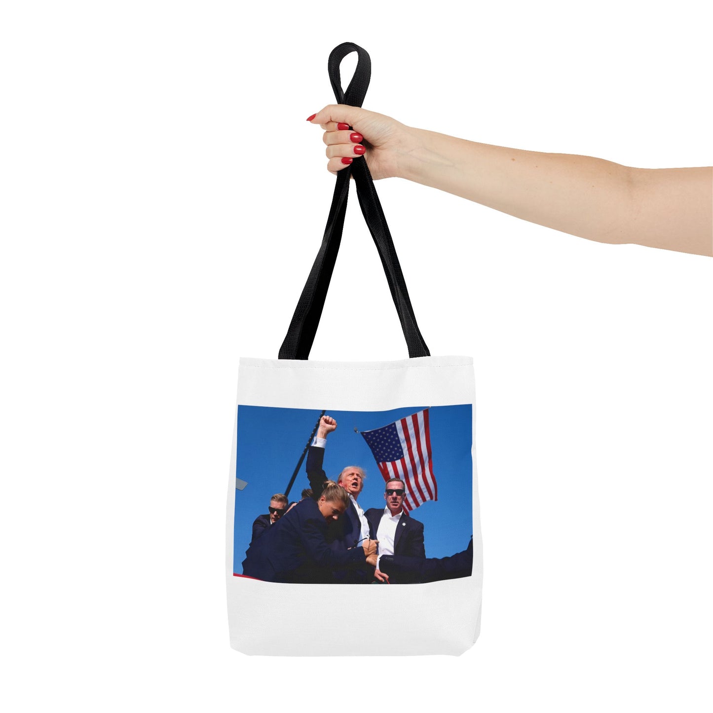 Donald Trump FIGHT MAGA Tote Bag (AOP)