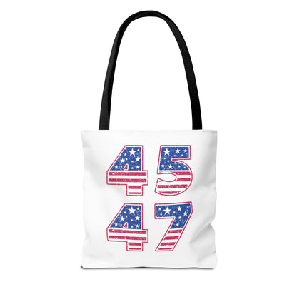 Trump Vance 2024 MAGA President 45 & 47 Tote Bag (AOP)