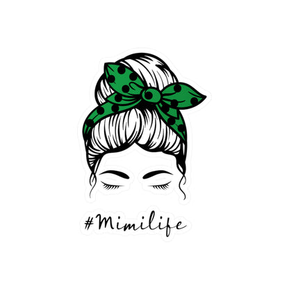 #MimiLife Messy Bun Kiss-Cut Vinyl Decals