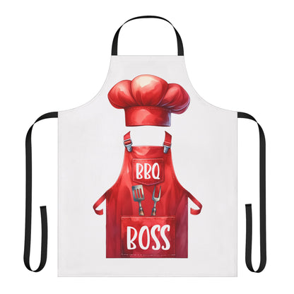 BBQ Boss Apron, 5-Color Straps (AOP)