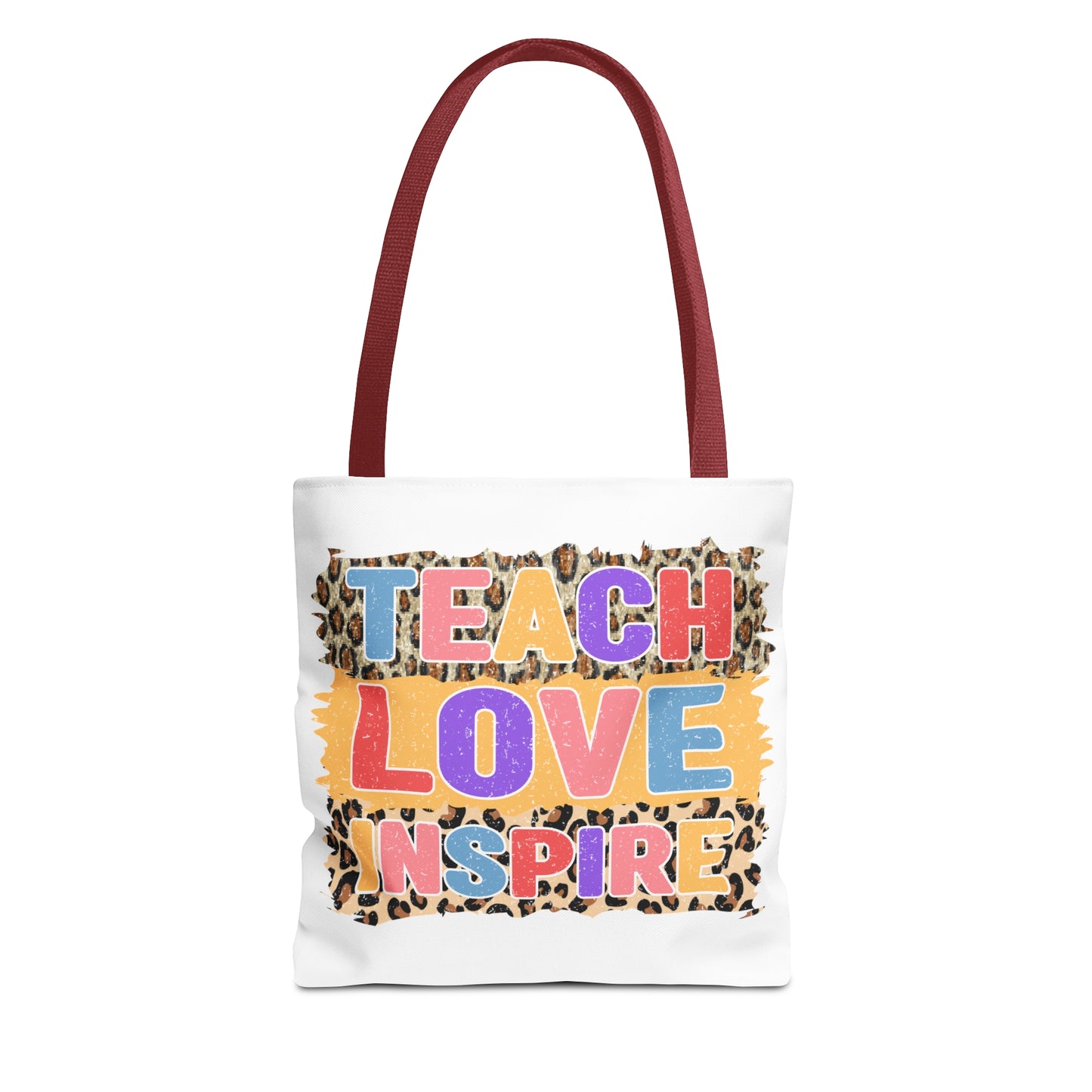 Teach Love Inspire - Kindergarten Teacher Tote Bag (AOP)