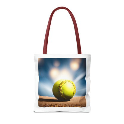 #SoftballLife Messy Bun Tote Bag (AOP)