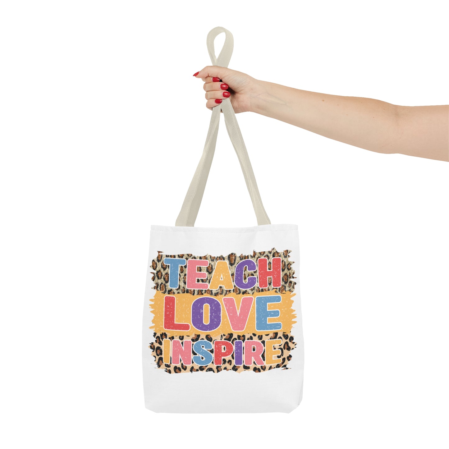 Teach Love Inspire - 1st Grade Teacher Tote Bag (AOP)