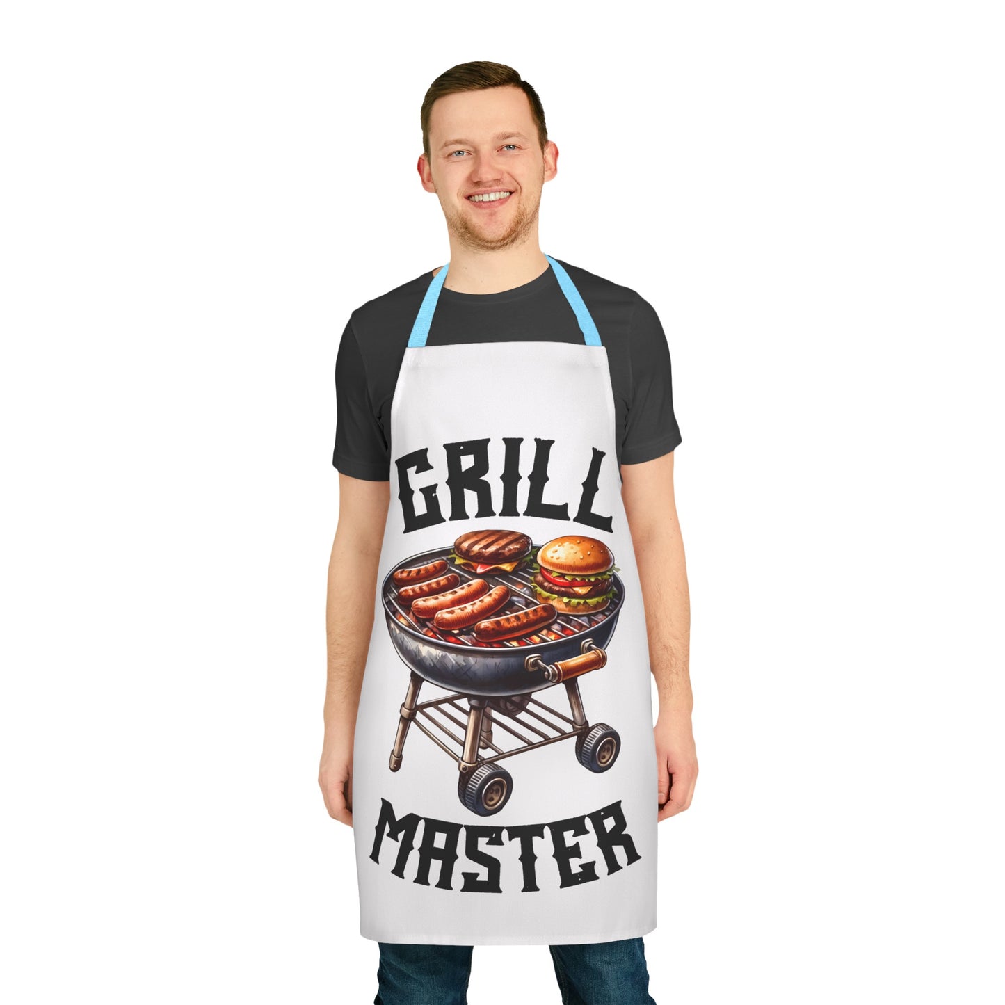 Grill Master Apron, 5-Color Straps (AOP)