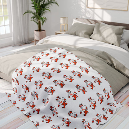 Sam Houston Sammy the Bearkat Arctic Fleece Blanket