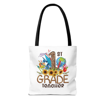 Teach Love Inspire - 1st Grade Teacher Tote Bag (AOP)