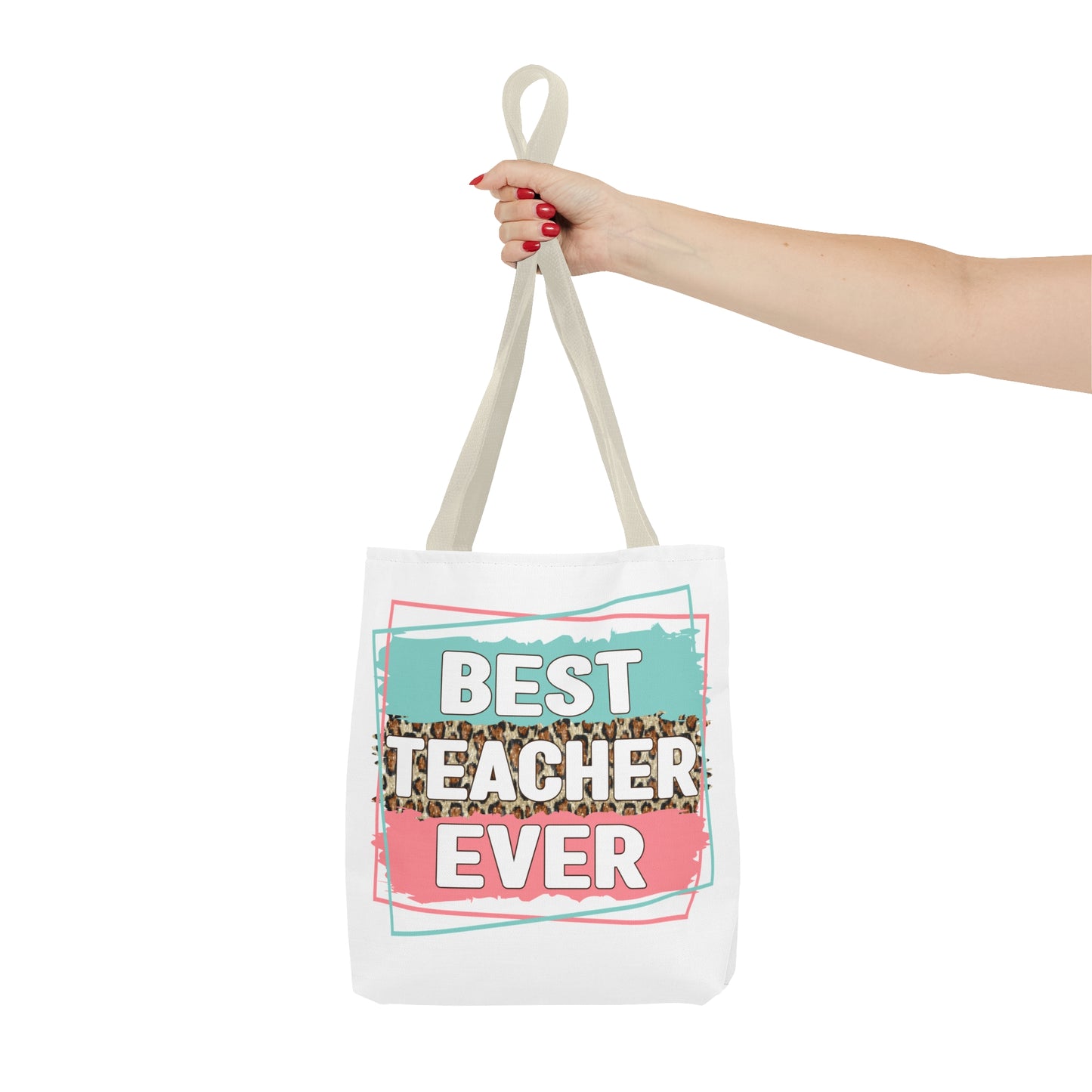 Best Teacher Ever - Difference Maker #TeacherLife Tote Bag (AOP)