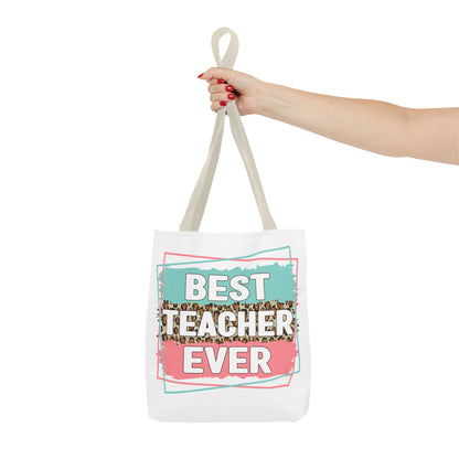 Best Teacher Ever - Difference Maker #TeacherLife Tote Bag (AOP)