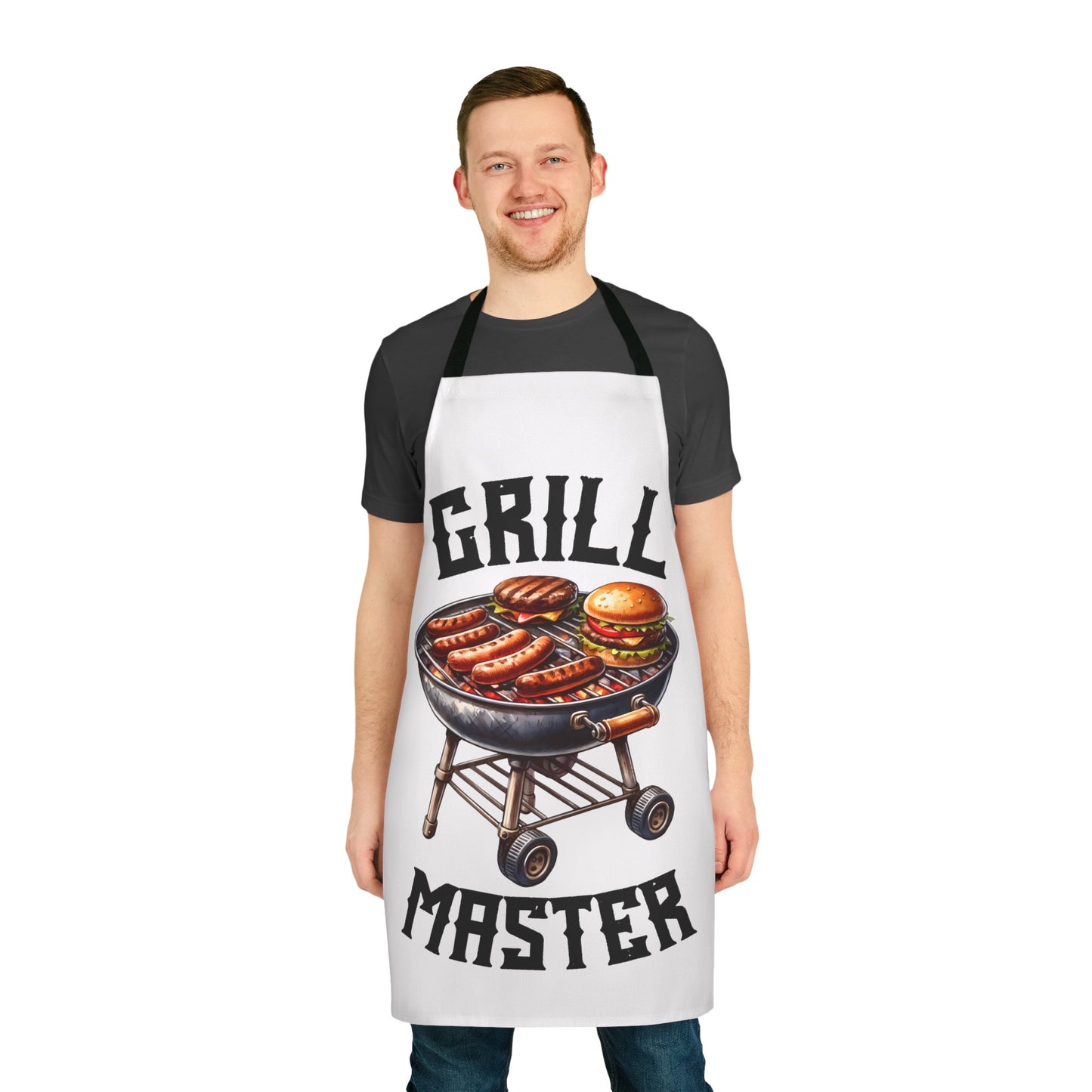 Grill Master Apron, 5-Color Straps (AOP)