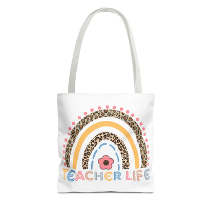 Teach Love Inspire - Teacher Life Tote Bag (AOP)