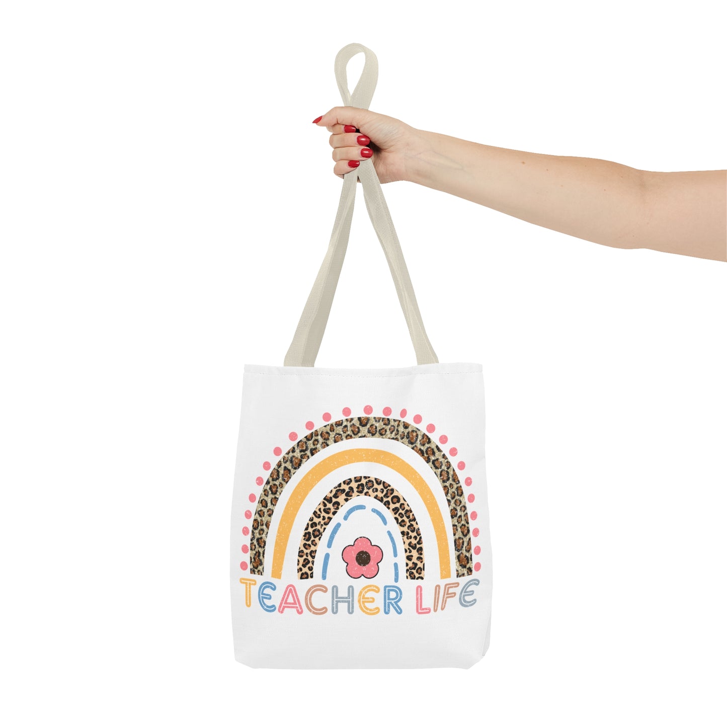 Teach Love Inspire - Teacher Life Tote Bag (AOP)