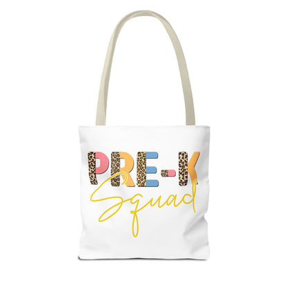 Teach Love Inspire - Pre-K Squad Teacher Tote Bag (AOP)