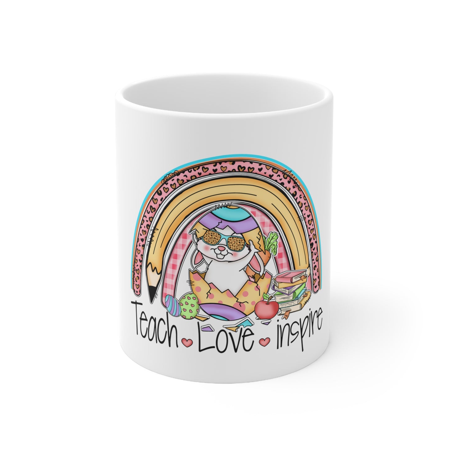 Teach Love Inspire Easter Ceramic Mug 11oz