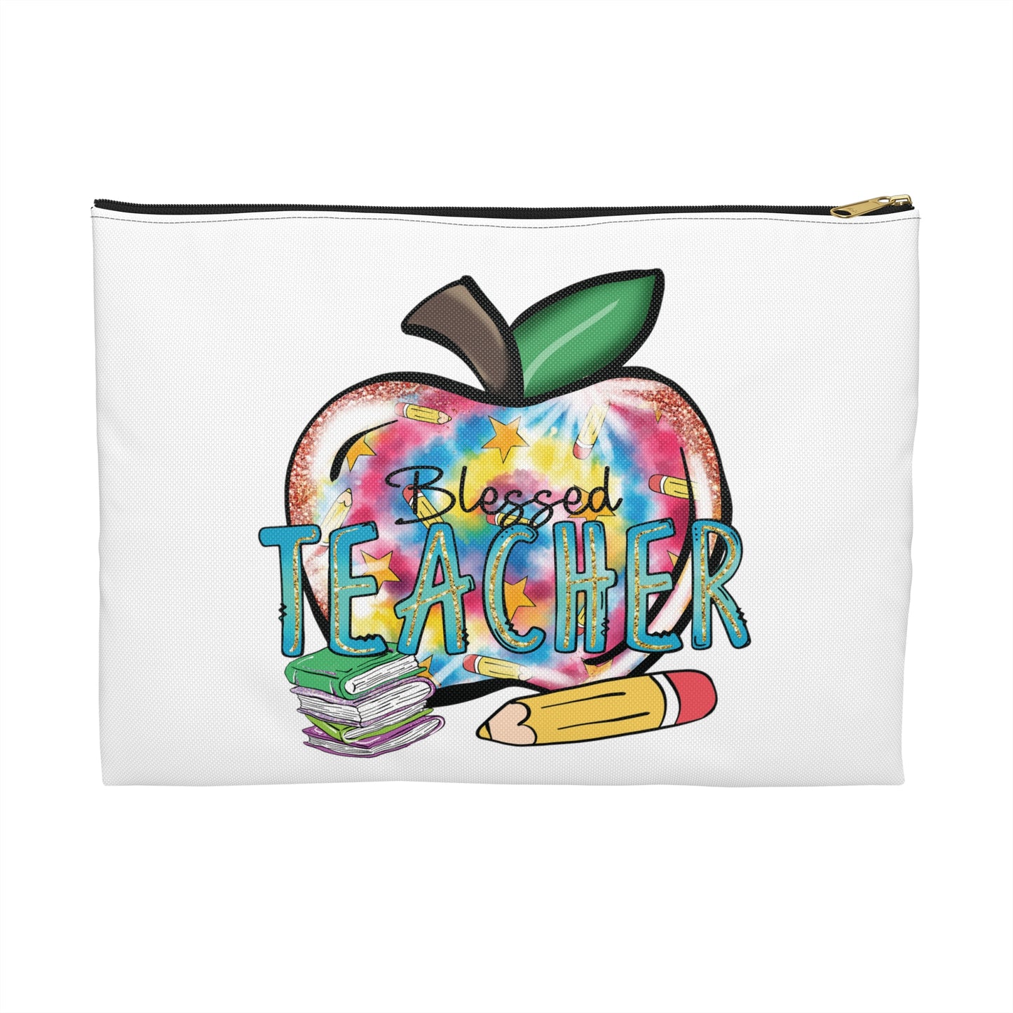 Blessed Teacher - Busy Doing Cool Teacher Stuff - Teacher Accessory Pouch