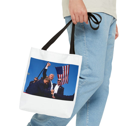 Donald Trump FIGHT MAGA Tote Bag (AOP)