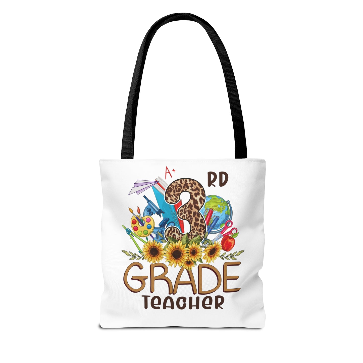 Teach Love Inspire - 3rd Grade Teacher Tote Bag (AOP)