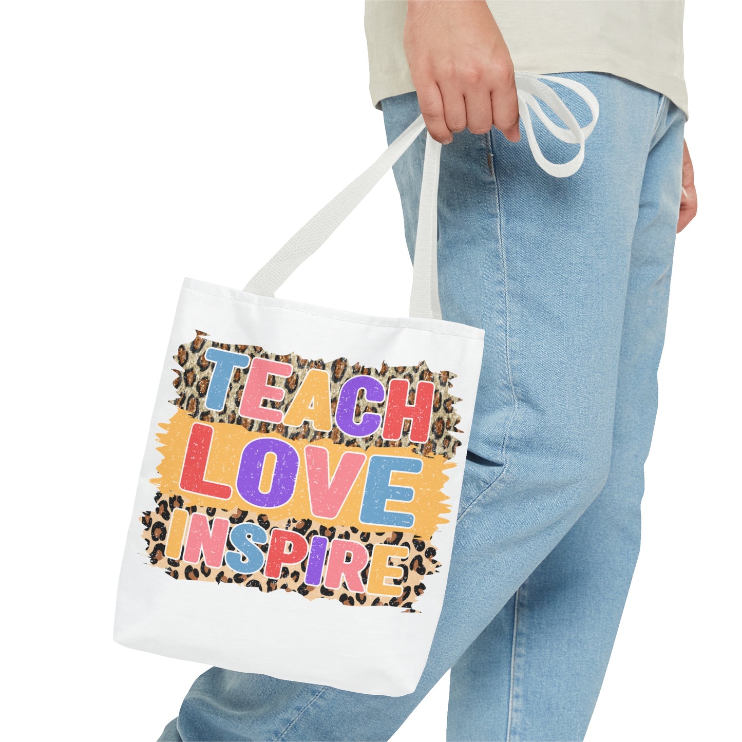 Teach Love Inspire - 2nd Grade Teacher Tote Bag (AOP)