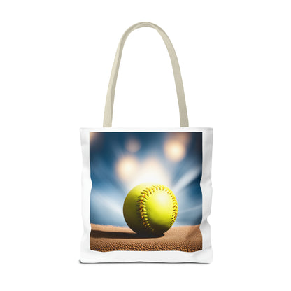 #SoftballLife Messy Bun Tote Bag (AOP)