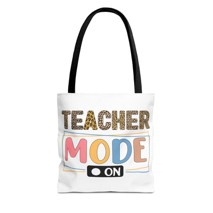 Teacher Mode On - Best Teacher Ever Tote Bag (AOP)