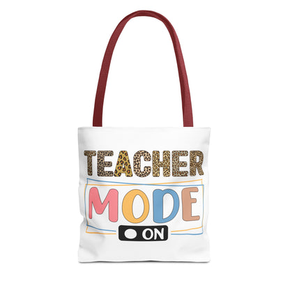 Teacher Mode On - Best Teacher Ever Tote Bag (AOP)