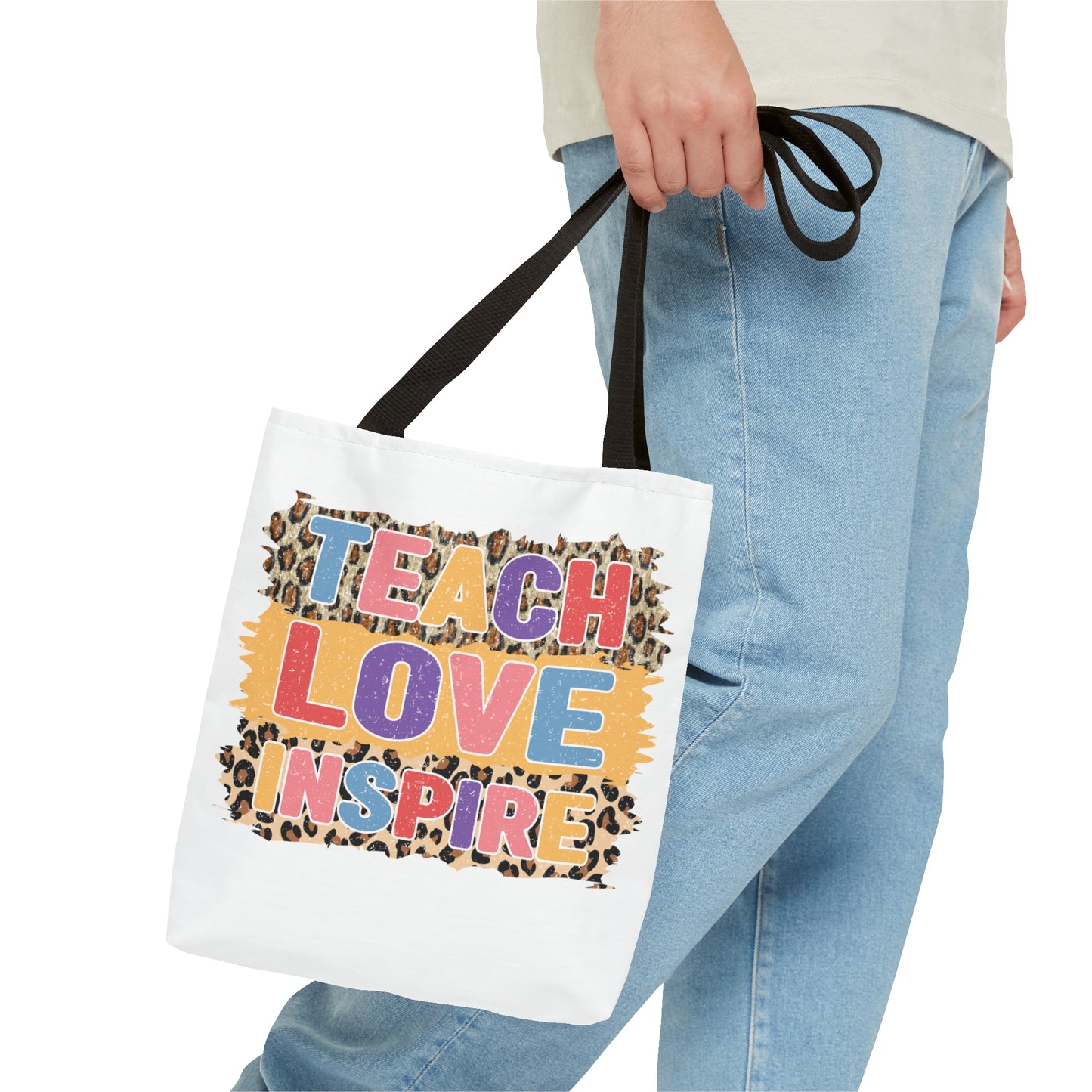 Teach Love Inspire - 1st Grade Teacher Tote Bag (AOP)