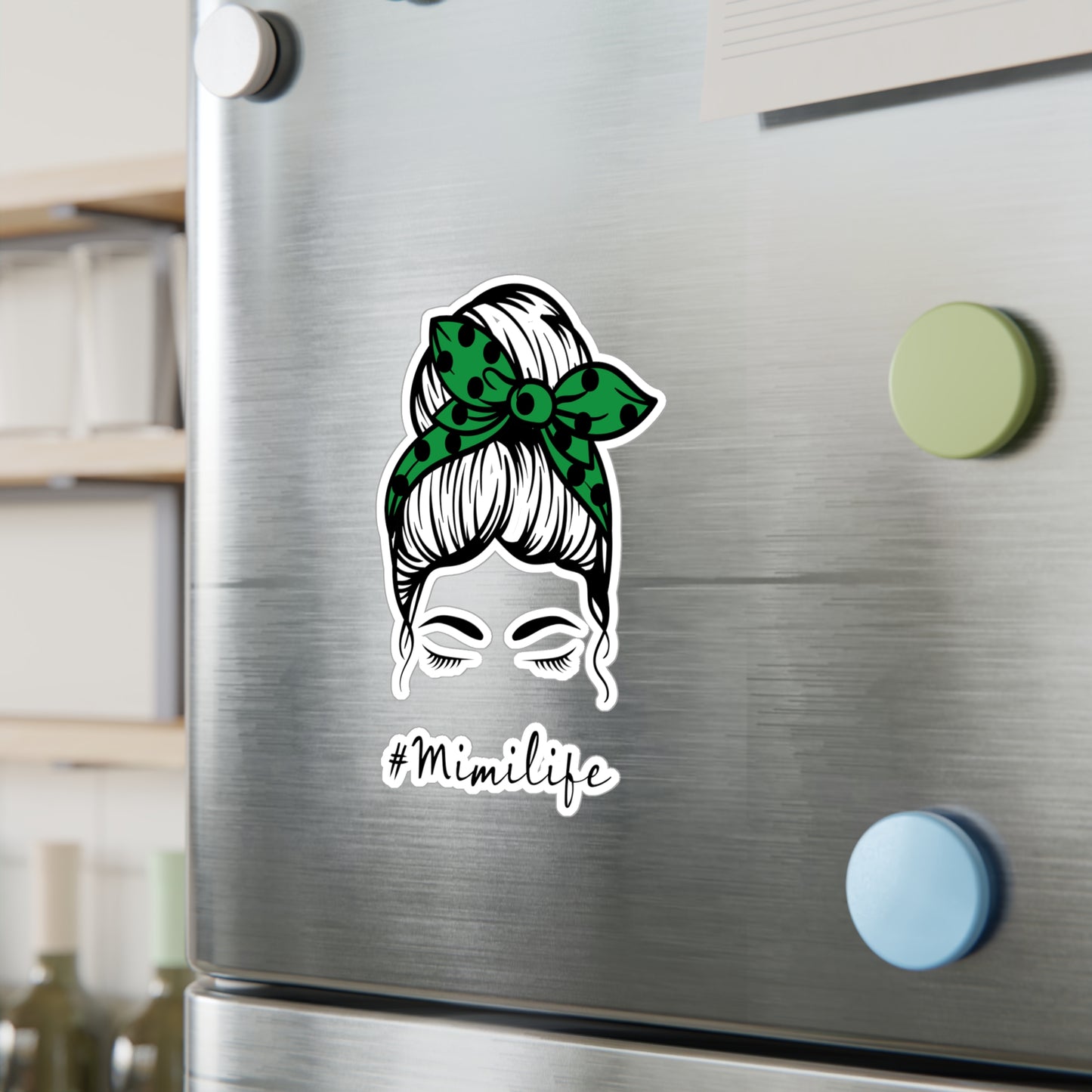 #MimiLife Messy Bun Kiss-Cut Vinyl Decals