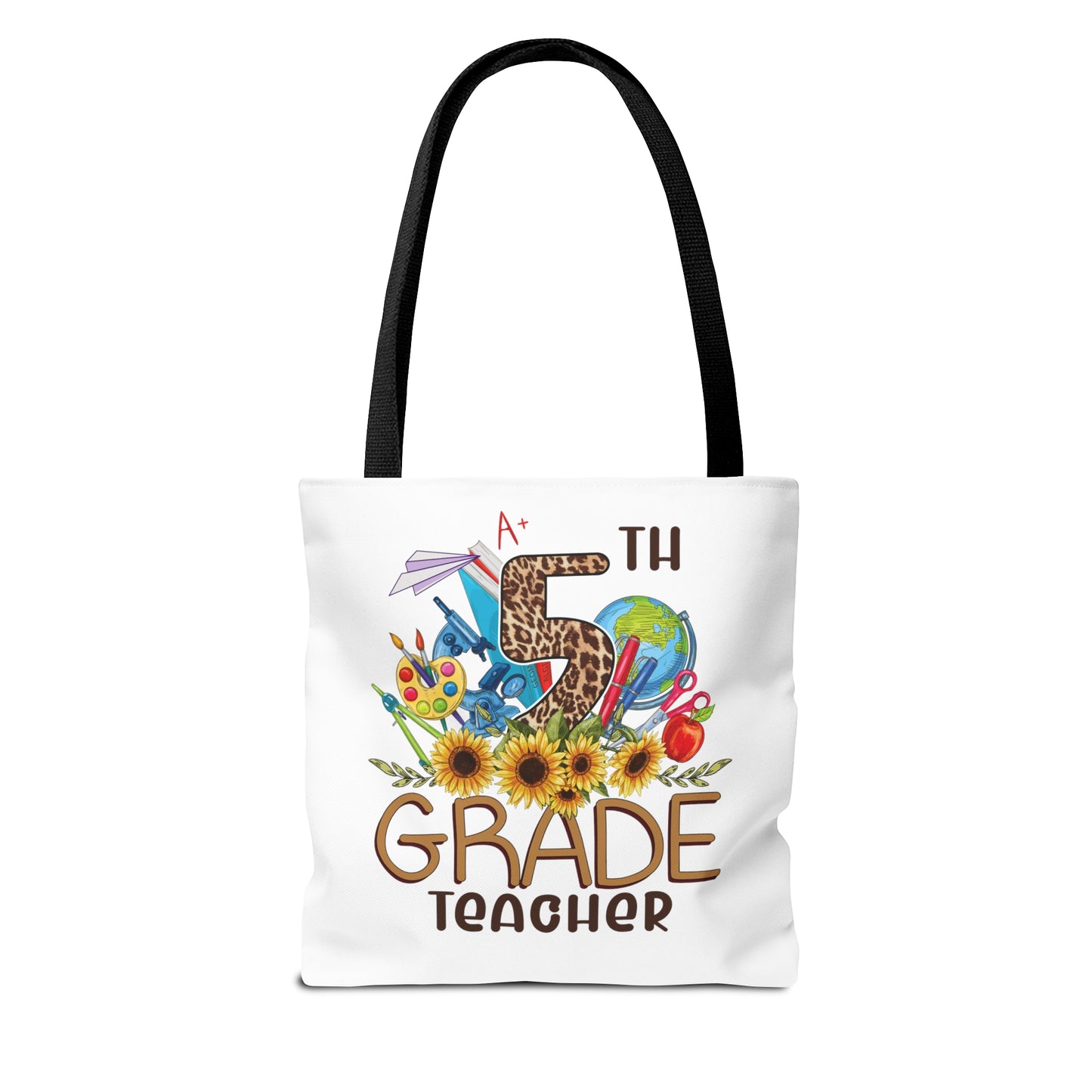 Teach Love Inspire - 5th Grade Teacher Tote Bag (AOP)