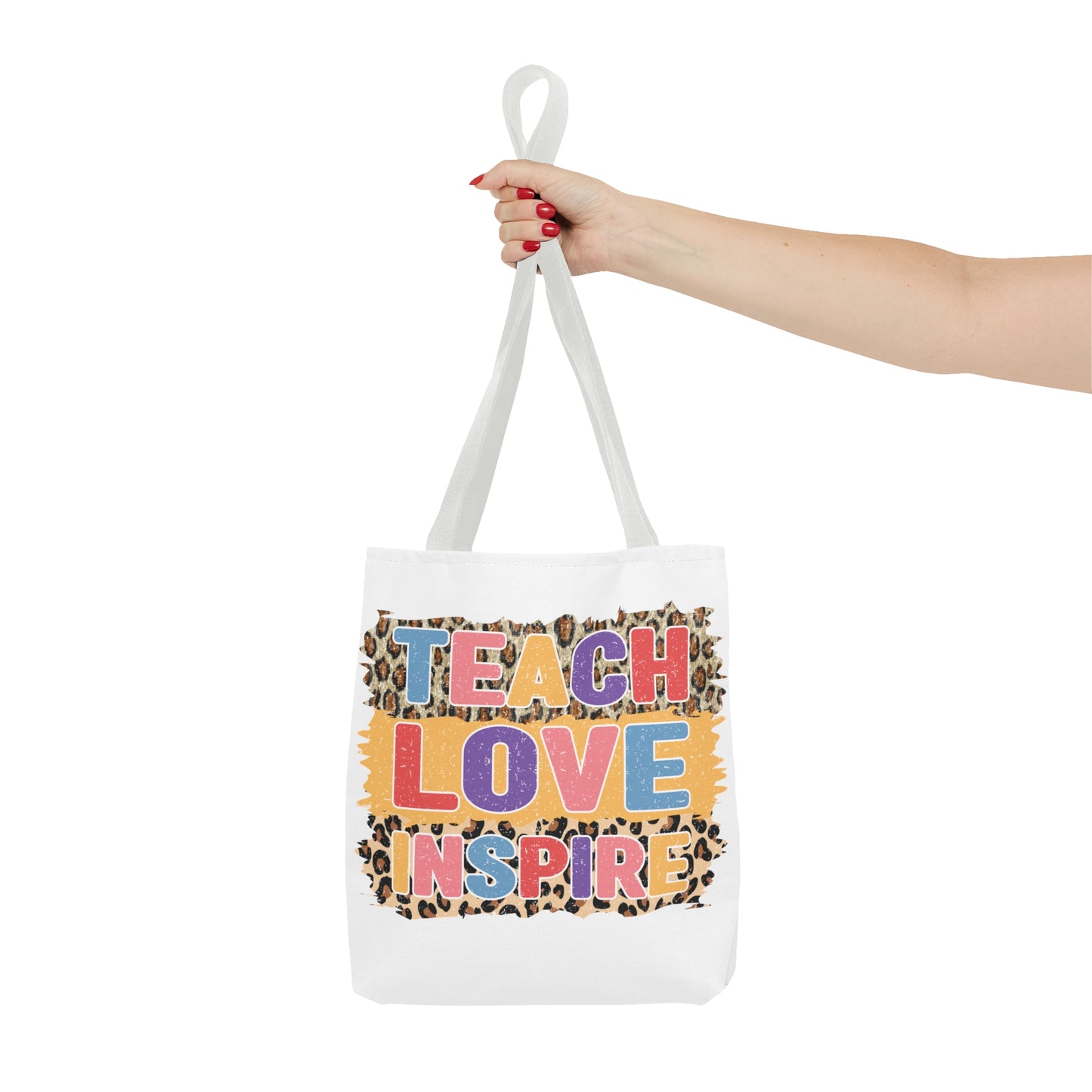 Teach Love Inspire - 5th Grade Teacher Tote Bag (AOP)