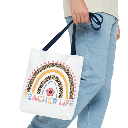 Teach Love Inspire - Teacher Life Tote Bag (AOP)