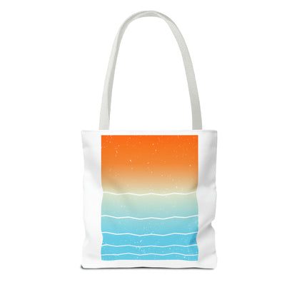 #BeachLife Messy Bun Tote Bag (AOP)