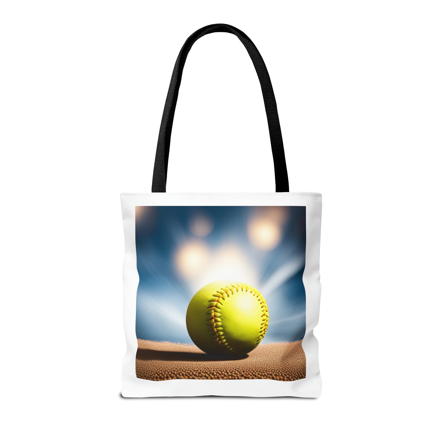 #SoftballLife Messy Bun Tote Bag (AOP)