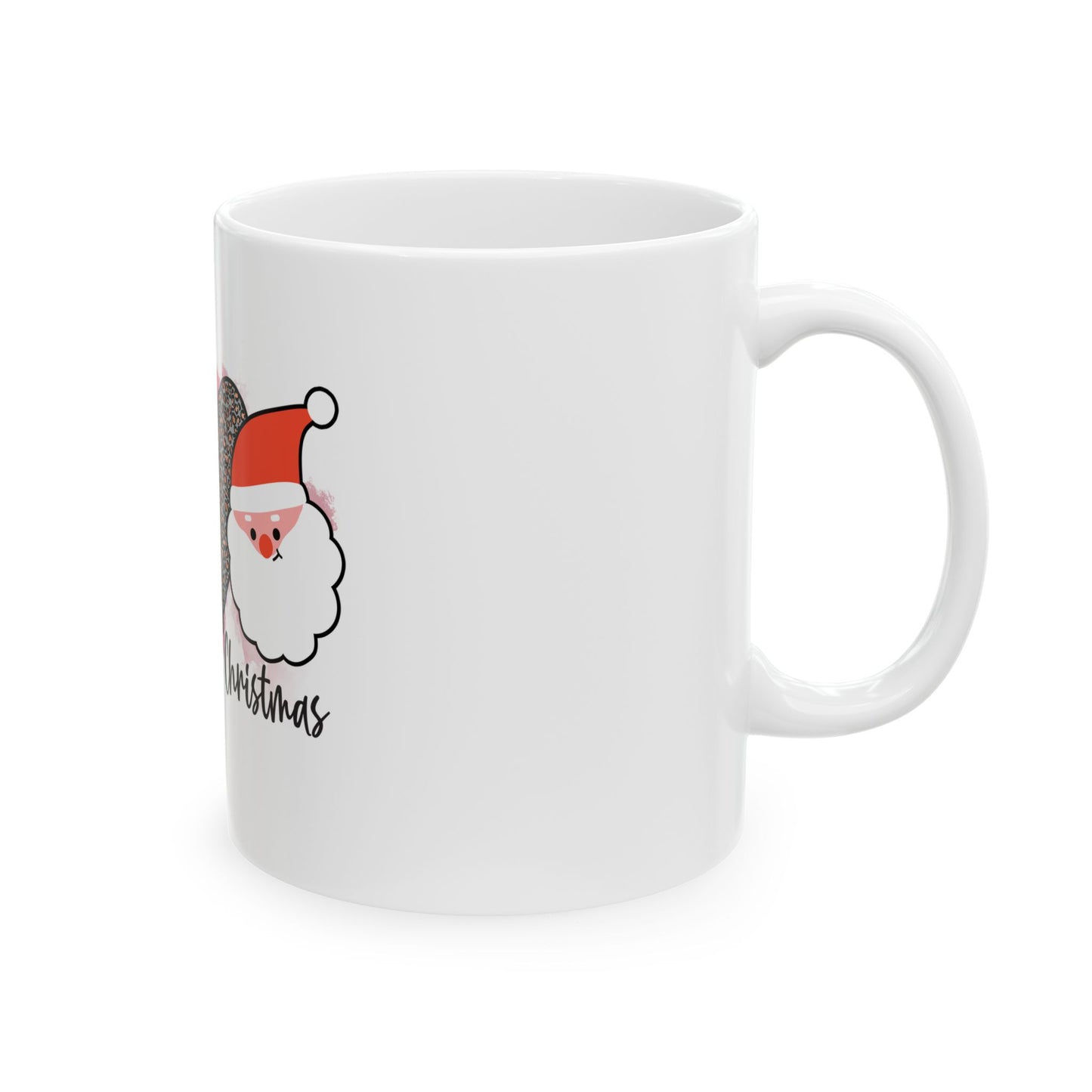 Peace Love Christmas Ceramic Mug, (11oz)