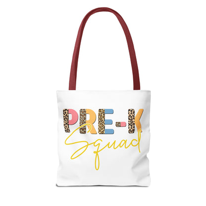 Teach Love Inspire - Pre-K Squad Teacher Tote Bag (AOP)